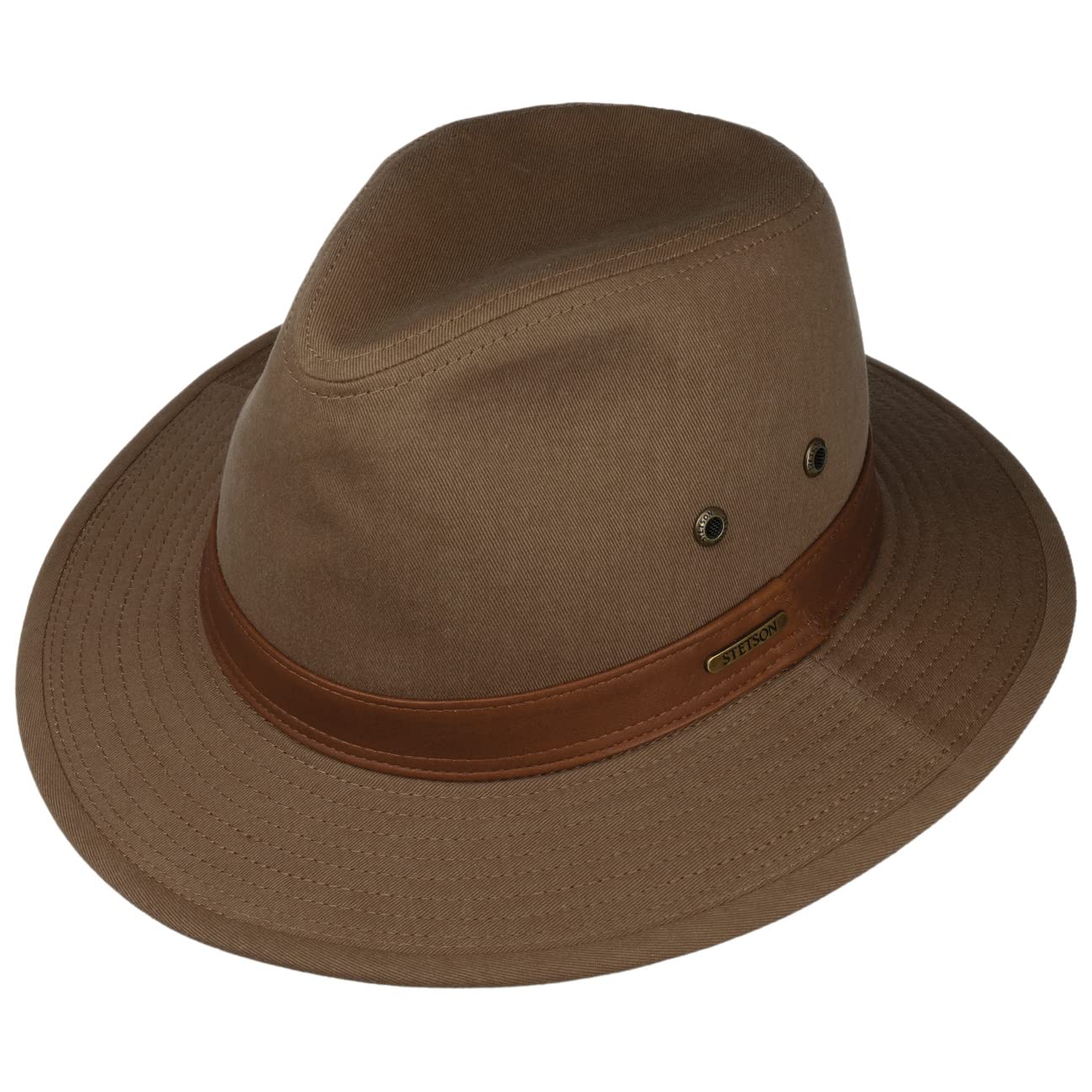 Stetson - Chapeau Fedora Homme ou Femme Outdoor Cotton Traveller