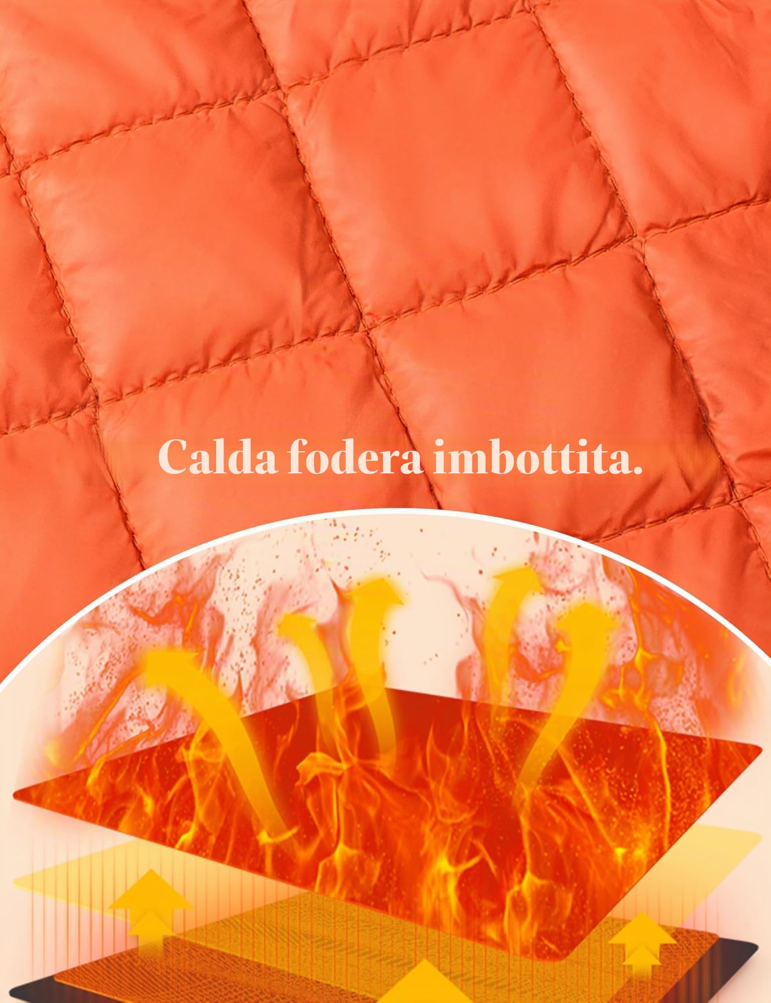 TACVASEN Uomo Giubbotto bomber Jacket Autunnale Calda Sportiva Tempo Libero Casual