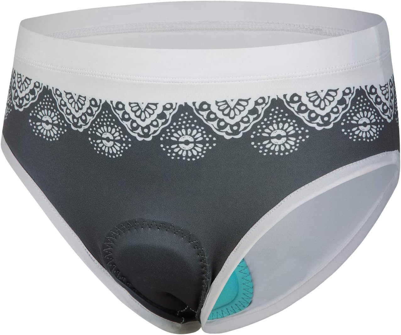 beroy Women Cycling Underwear with 3D Padded,Gel Bike Underwear and Bike Shorts(XL Gray)