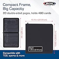 Vista 3 de álbumes para tarjetas coleccionables para 12 tarjetas Z-Folio LX, Negro