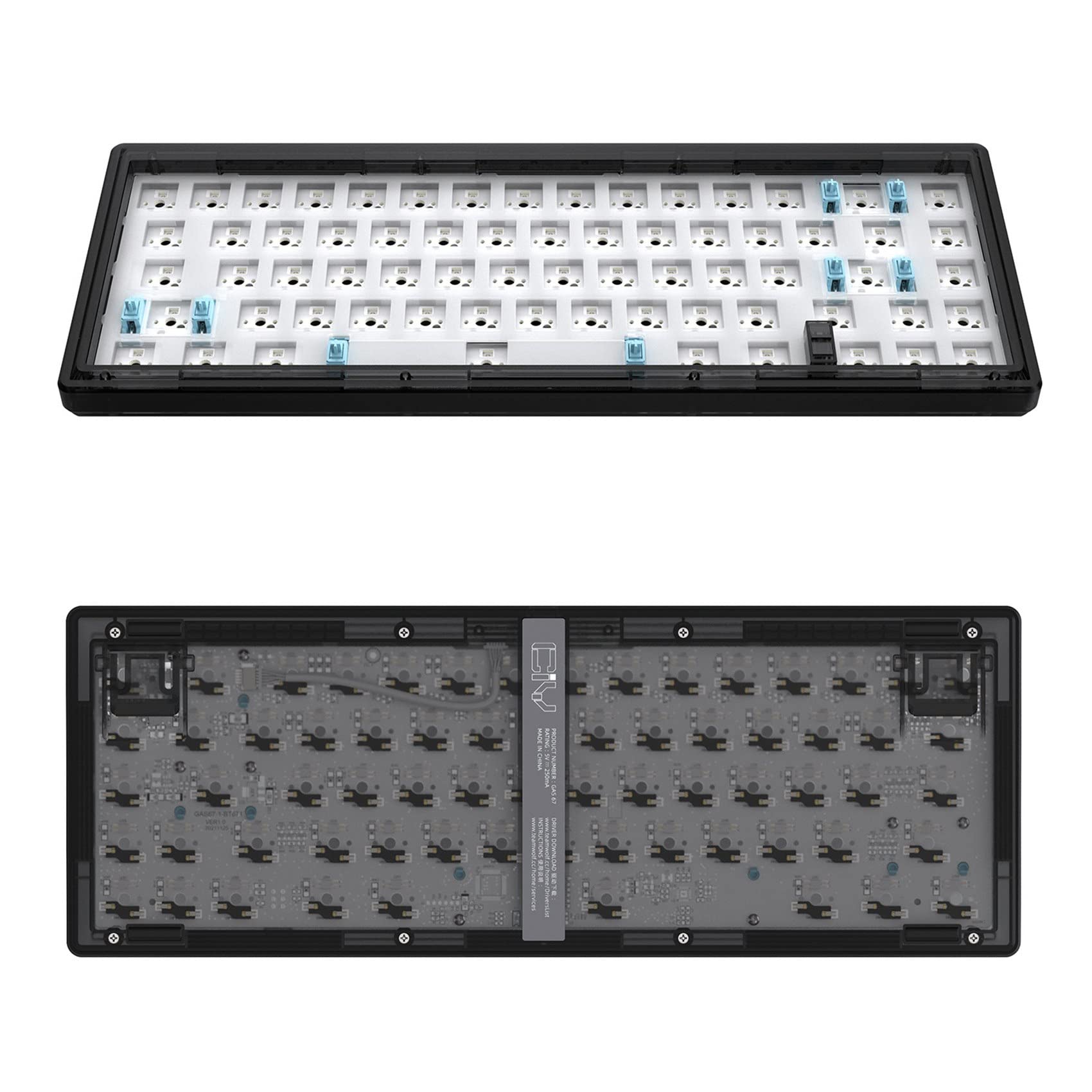 自作キーボード CIV GAS67メカニカルキーボード Amazon | Jufjsfy GAS67 カスタマイズされたメカニカル キーボード