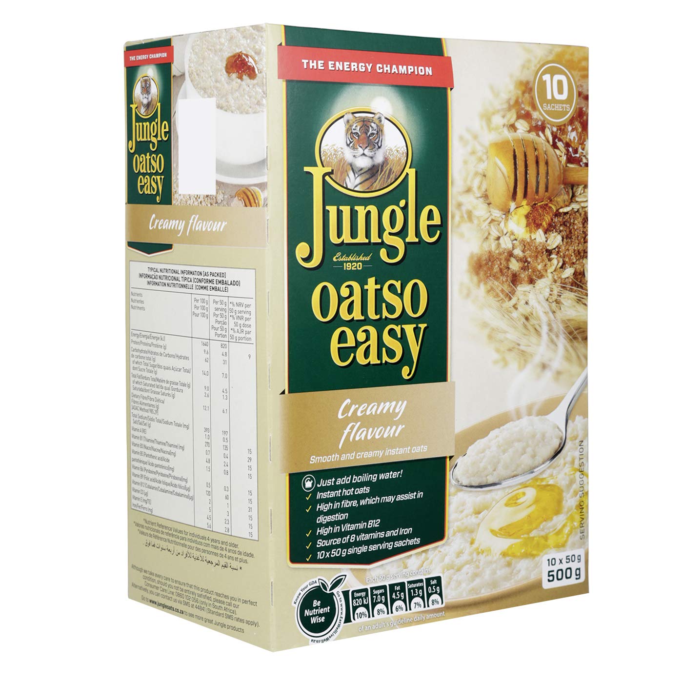 Buy Jungle Oatso Easy Creamy Flavour Smooth And Creamy Instant Oats