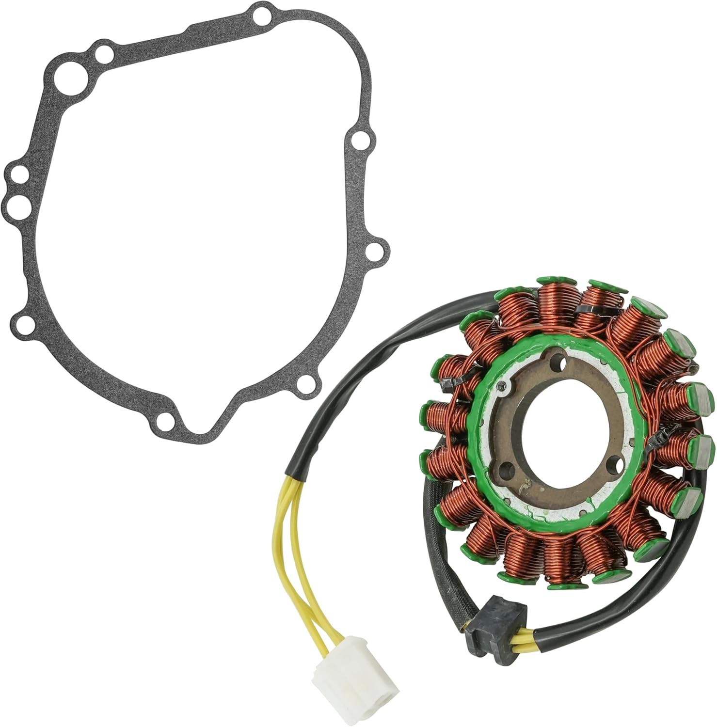 Caltric Stator and Gasket Compatible With Suzuki Gsxr600 Gsxr 600 Gsx-R600 2006-2015