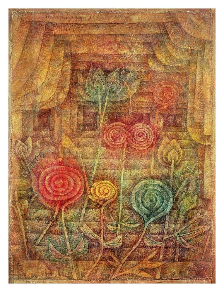 Artworks Italia Fleurs Spirale Papier Art 14"x18"