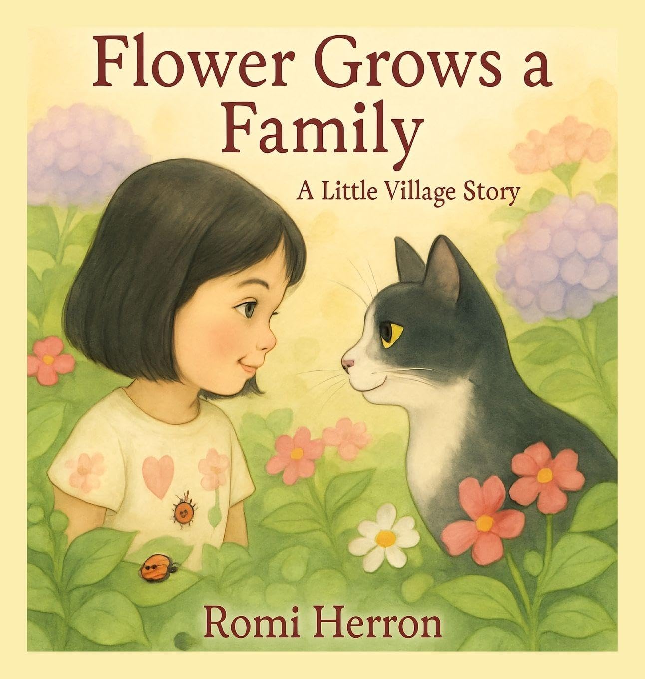 Flower Grows A Family: A Little Village Learn to Count Story