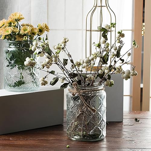 Miniatura 8 de Tarro de vidrio vintage de 23.7 onzas líquidas con tapa de madera de bambú para encimera de cocina, despensa, café, té, crema, azúcar, chocolate,