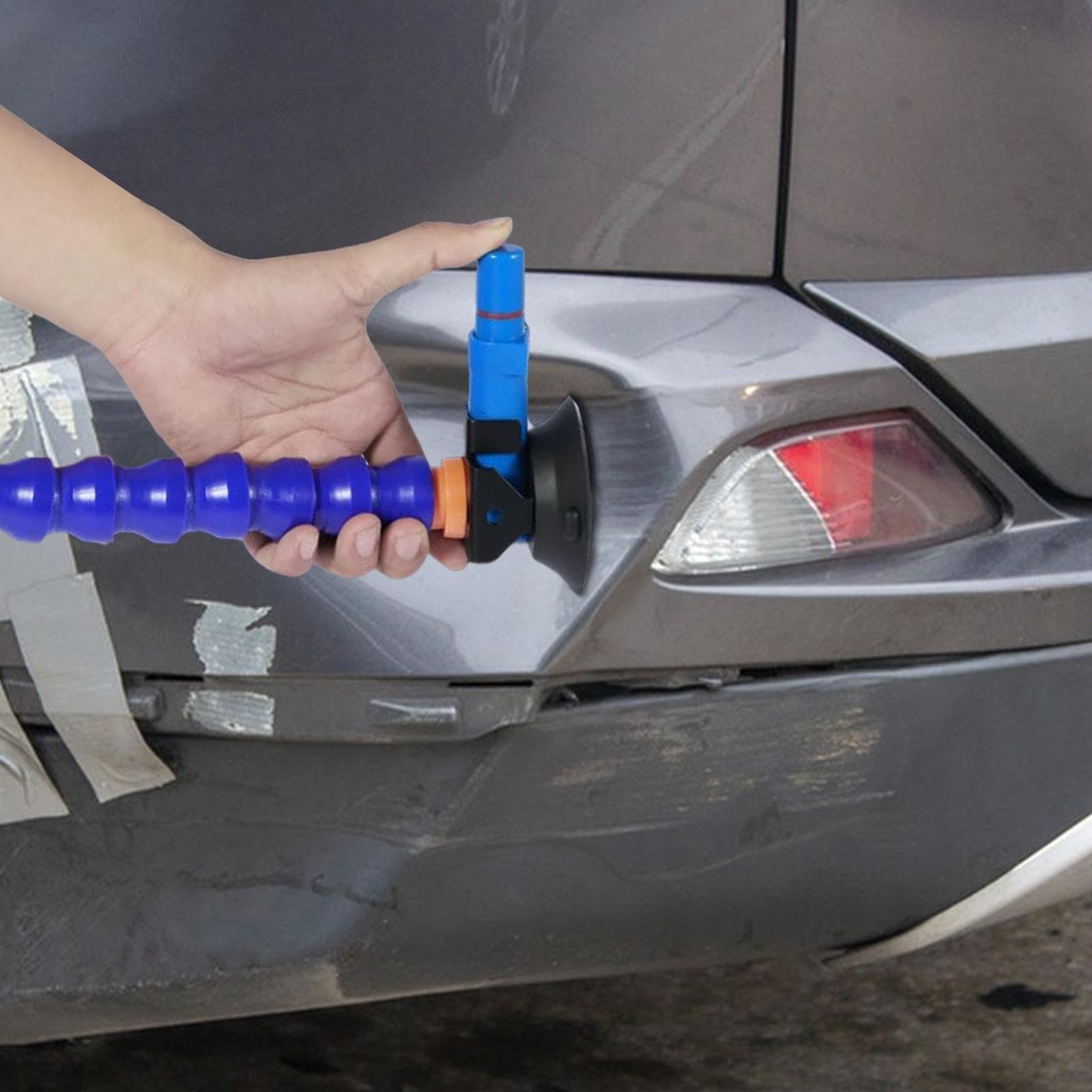 Extractor de abolladuras para automóviles: elevador de vidrio de succión fuerte, removedor de abolladuras reutilizable, émbolo mecánico portátil | Equipo de carrocería de automóviles