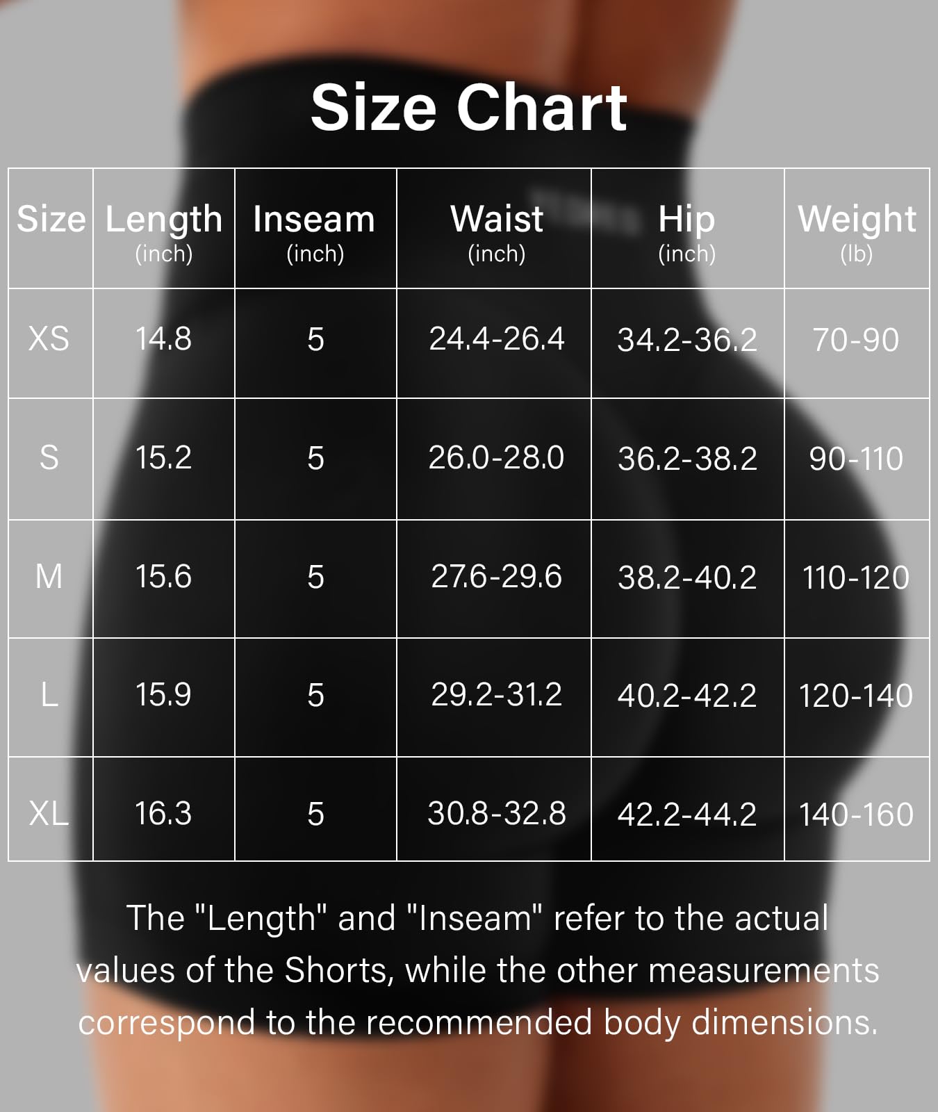 YEOREO Sport Shorts Damen 4.5" Invisible Scrunch Butt Gym Shorts Hoch Taille Booty Yoga Workout Kurze Leggings