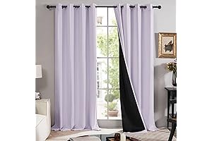 Deconovo's Restful Retreat: Premium Lavender Blackout Curtains