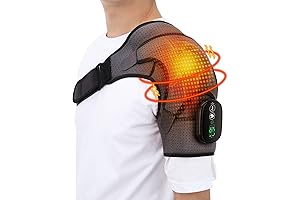 Cordless Heated Shoulder Wrap & Massager