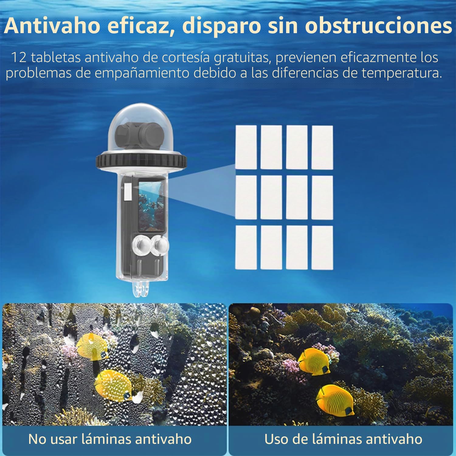 40M (131ft) Osmo Pocket 3 Estuche para Buceo Subacuático Carcasa Carcasa Protectora Compatible con dji Osmo Pocket 3 Accesorios Impermeables