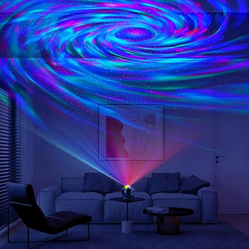 Miniatura 4 de Luz de discoteca, luces de noche, luces de discoteca para fiestas de cumpleaños, regalos de cumpleaños para todos, proyector de estrella de galaxia,