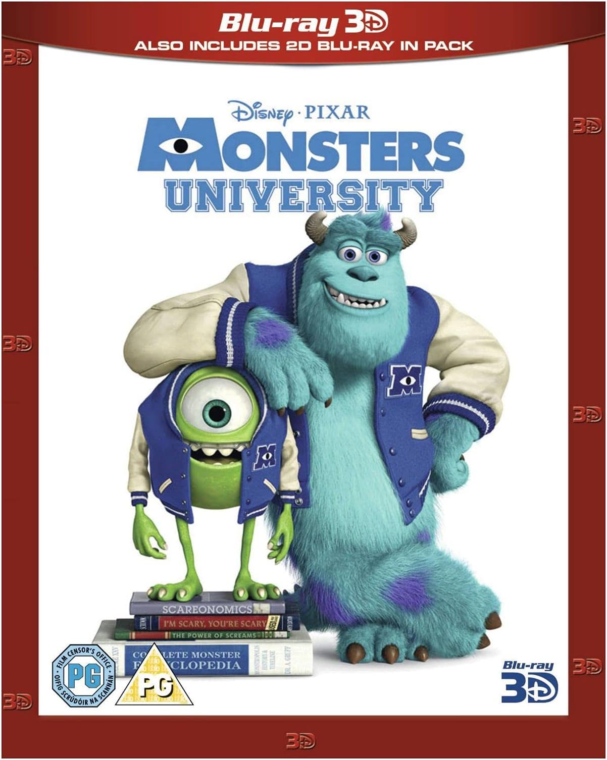Monsters University [Blu-ray 3D + 2D] [Region Free] [UK Import]
