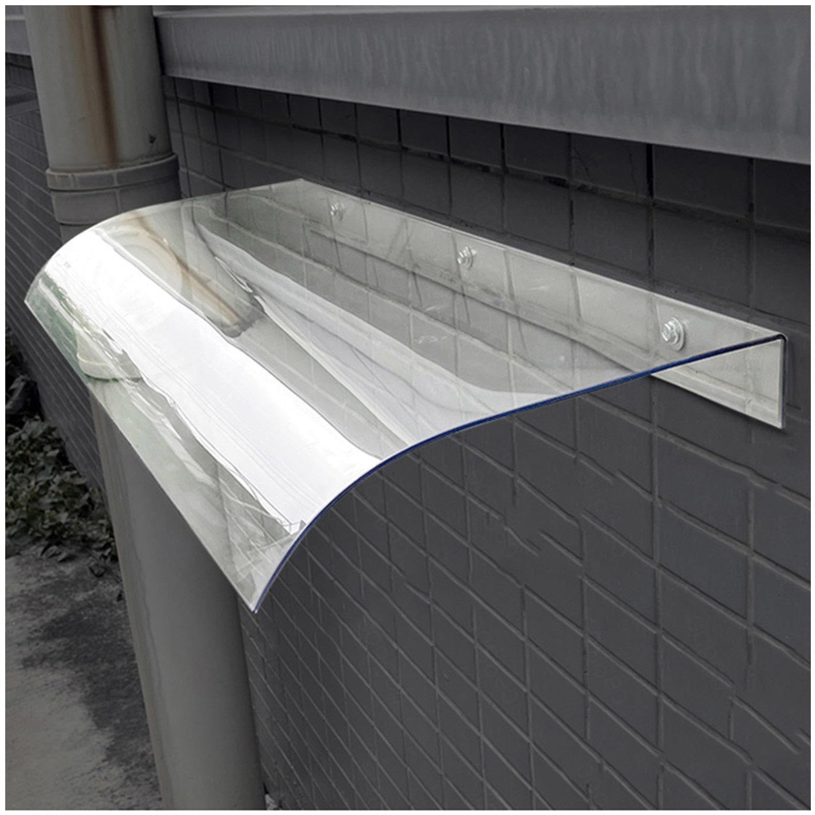 Baldacchino per porta esterna, copertura antipioggia per portico anteriore/posteriore, resistente ai raggi UV, impermeabile, per patio, 50 x 90 cm, protezione dalle intemperie