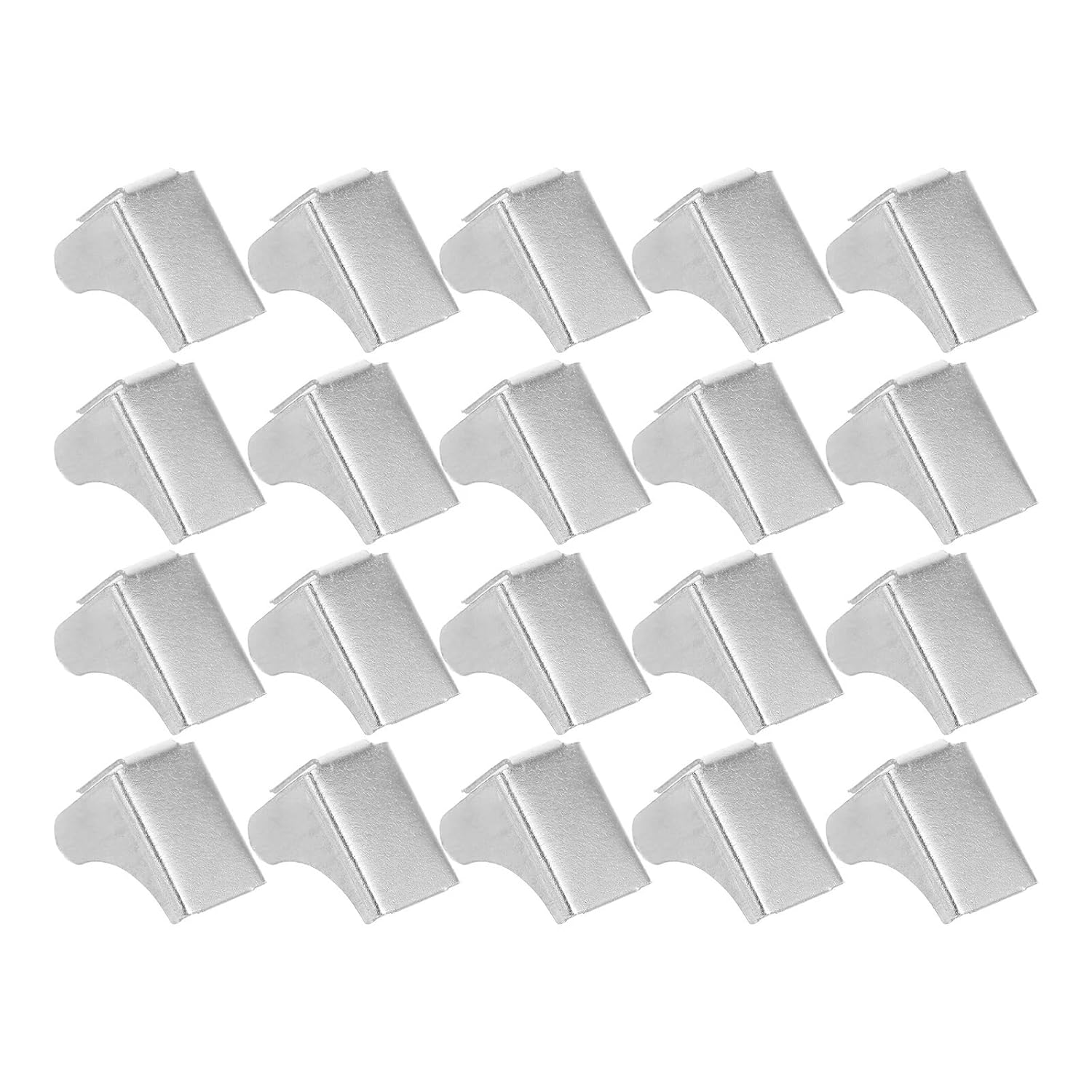 Metal Shelf Brackets Shelf Clamps Metal Cabinet Clips for Shelving Brackets Supports Wire Pegs Book Hardware Storage Office Organization(200pcs)