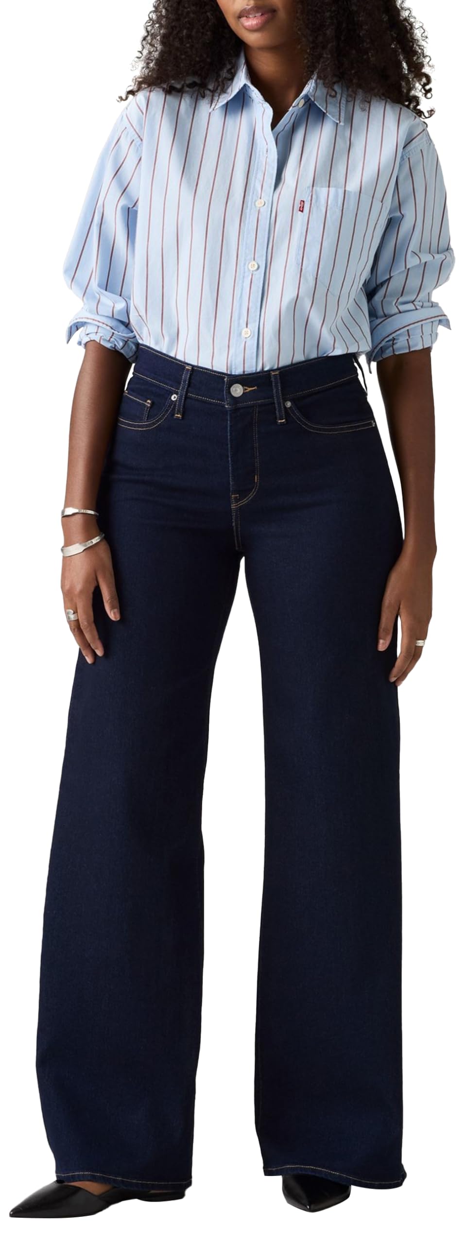 Levi's 318 Shaping Wide Leg Jeans Donna