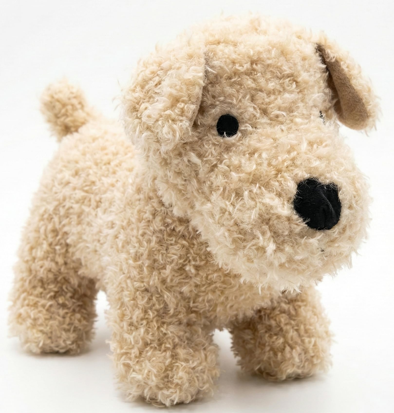 Door Stop Dog Fabric 1kg Heavy – Decorative Door Stop Animal, Door Buffer for Living Room & Children's Room (Benno)