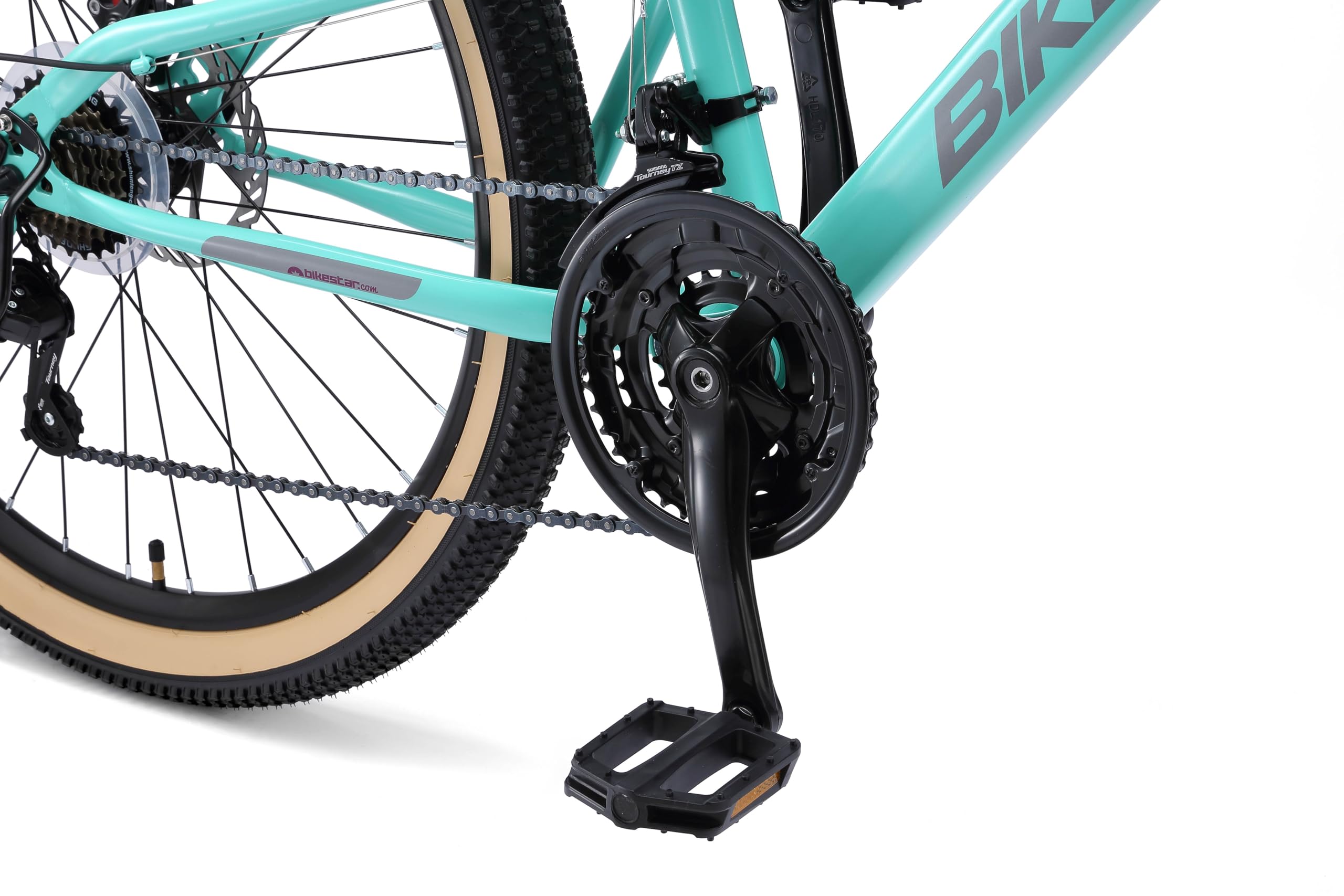 BIKESTAR Bicicleta de montaña Suspensión Doble Completa 26, 27.5, 29 Pulgadas | Cuadro 15, 17, 19" Cambio Shimano de 21 velocidades, Freno de Disco, Fully MTB