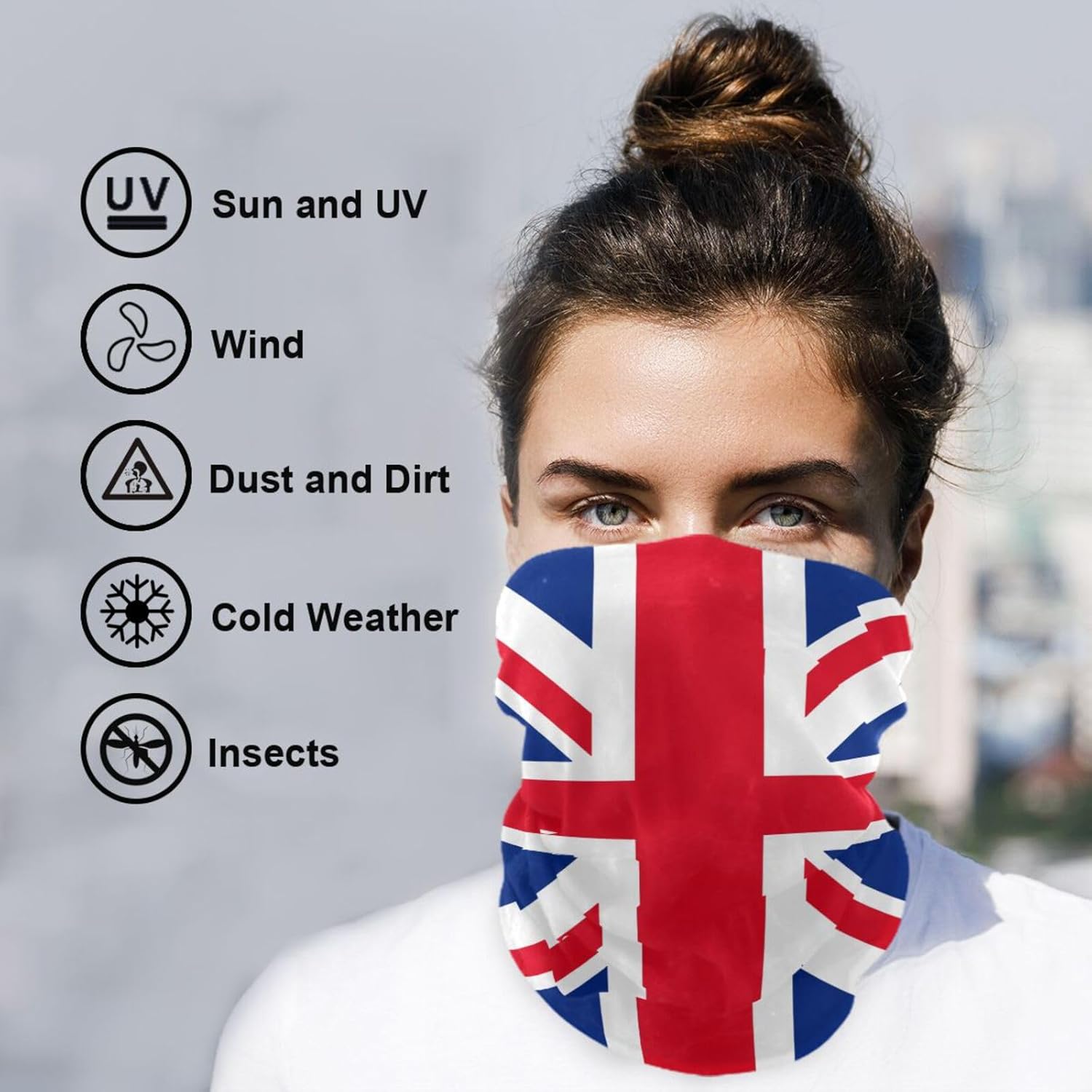 Fashion Bandanas Headwear Seamless Neck Gaiter Headwrap Balaclava - Image 5