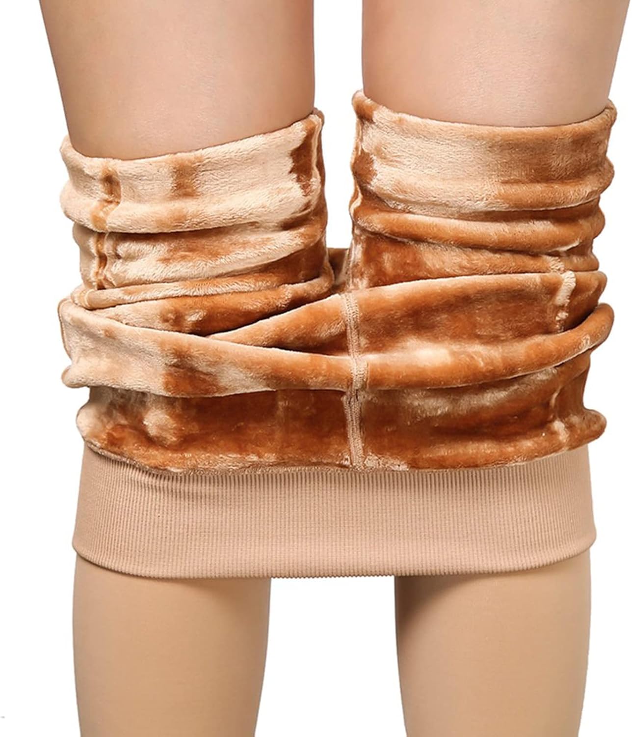 Blostirno Women's Fleece Lined Tights Thermal Pantyhose Leggings Opaque Winter Warm Thick Stockings Tights - Image 5