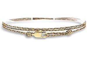 Adjustable Waterproof Gold Bracelets for Women and Men