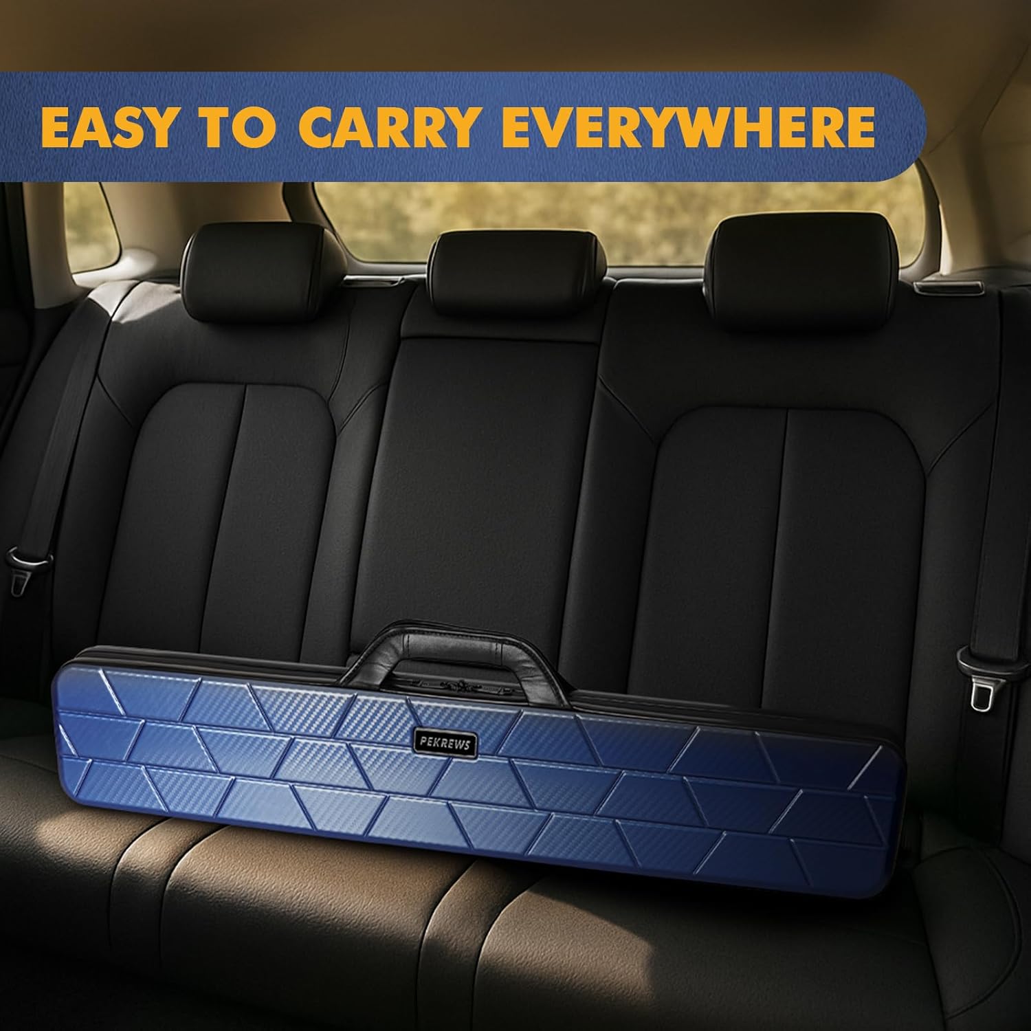 2x2 Soft Cue Bag Blue & 4x4 Hard Pool Cue Case Blue Set