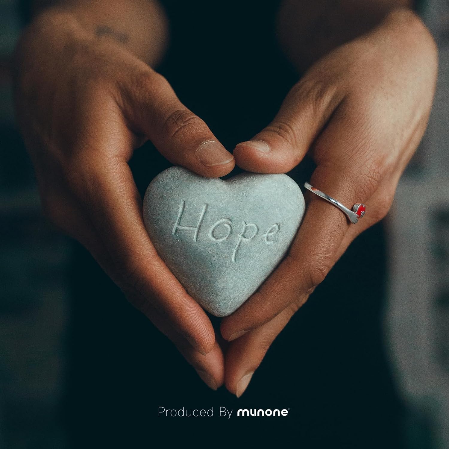 Hug Ring for Granddaughter, S925 Sterling Silver Adjustable Red Heart Hope Rings Jewelry Gifts to Women Daughter Sister Grandma - Image 4