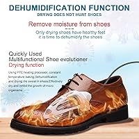 Vista 6 de BQHY Shoe Dryer,Foot Dryer,Shoe Deodorizer,Shoes Deodorant,Boot Dryer,Shoe Odor Eliminator Remover,Smart Timer,1 Pair