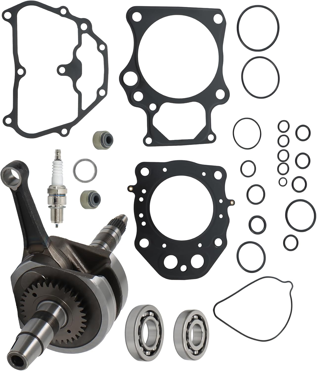 WFLNHB Crankshaft Lower End Engine Crank Kit Replacement for Honda Rancher TRX420 2014-2025 Replacement for 13000-HR5-CC0