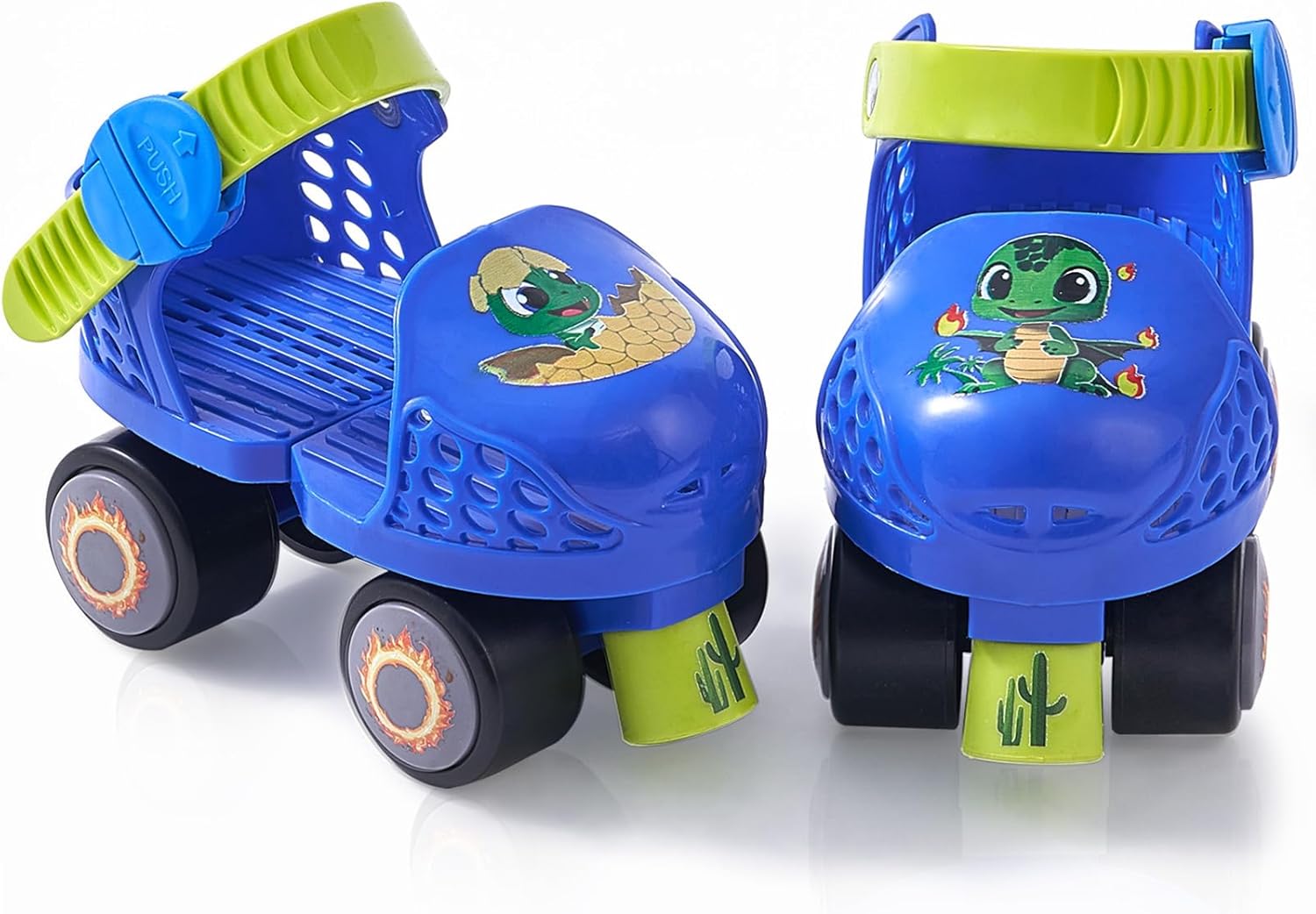 Kids Roller Skates for Girls and Boys Age 2-4 Years Old,Adjustable Quad Toddler Children Beginner Roller Skates