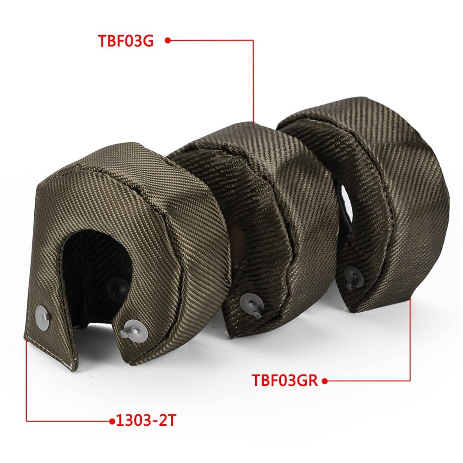 Controller della turbina Scudo termico turbo coperta | Completamente TITANIO T3(TBF03GR)
