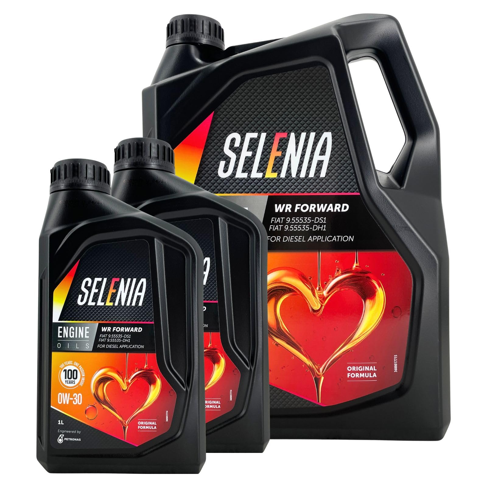 Selenia WR Forward 0W-30 Motoröl 5+2 Liter (7L Set) - Petronas Premium Motorenöl für PKW