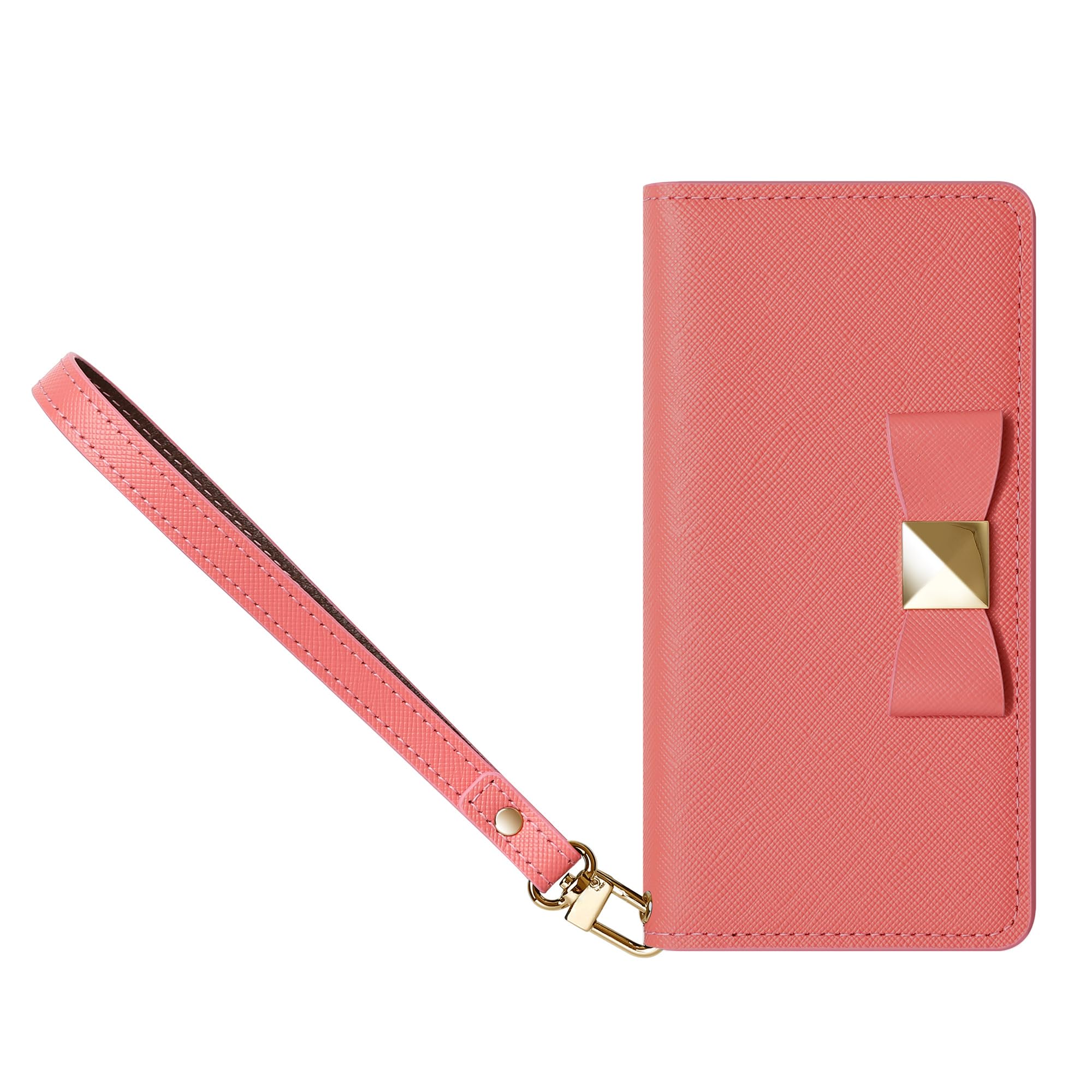 Amazon.co.jp: iPhone 16 ケース サフィアーノレザー リボン