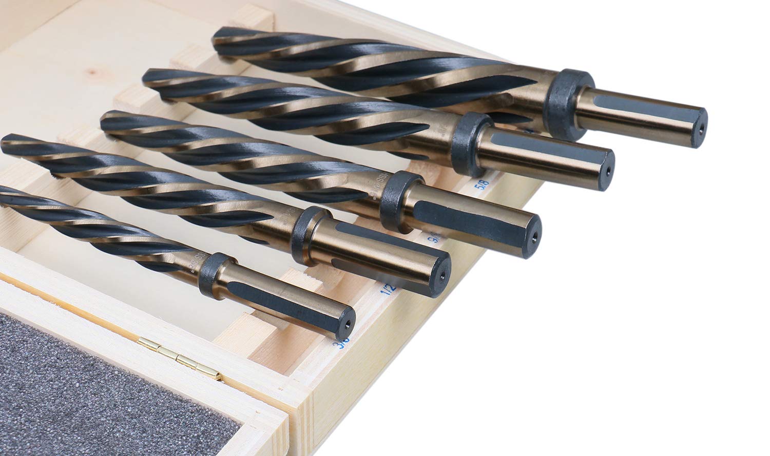 Accusize Reamer Set - 5 Sizes, Premium Quality -8