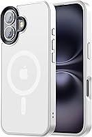 Vista 14 de Funda Magnética para iPhone Air Compatible con MagSafe Resistente a Caídas de 16 Pies Cubierta Trasera con Sensación de Piel Mate a Prueba de Golpes