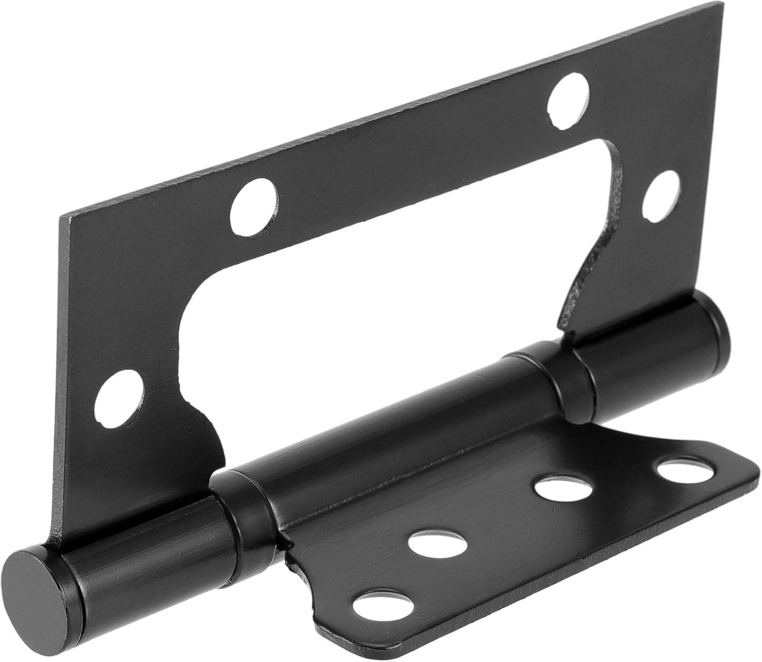 16 Pack 4 x 3 Inch Black Non Mortise Door Hinges, Heavy Duty Door Hinges, Stainless Steel Door Hinge with Mounting Screws, 8 Pairs