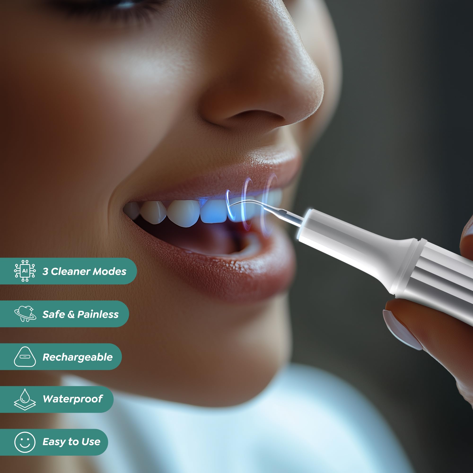 kit Detartrage dents | Brosse à Dent Élimine 99% du Tartres et Plaques | Détartreur Oral et Blanchiment Dentaires | Hygiène Dentaire Haleine Fraiche Hydropulseurs et Irrigateurs