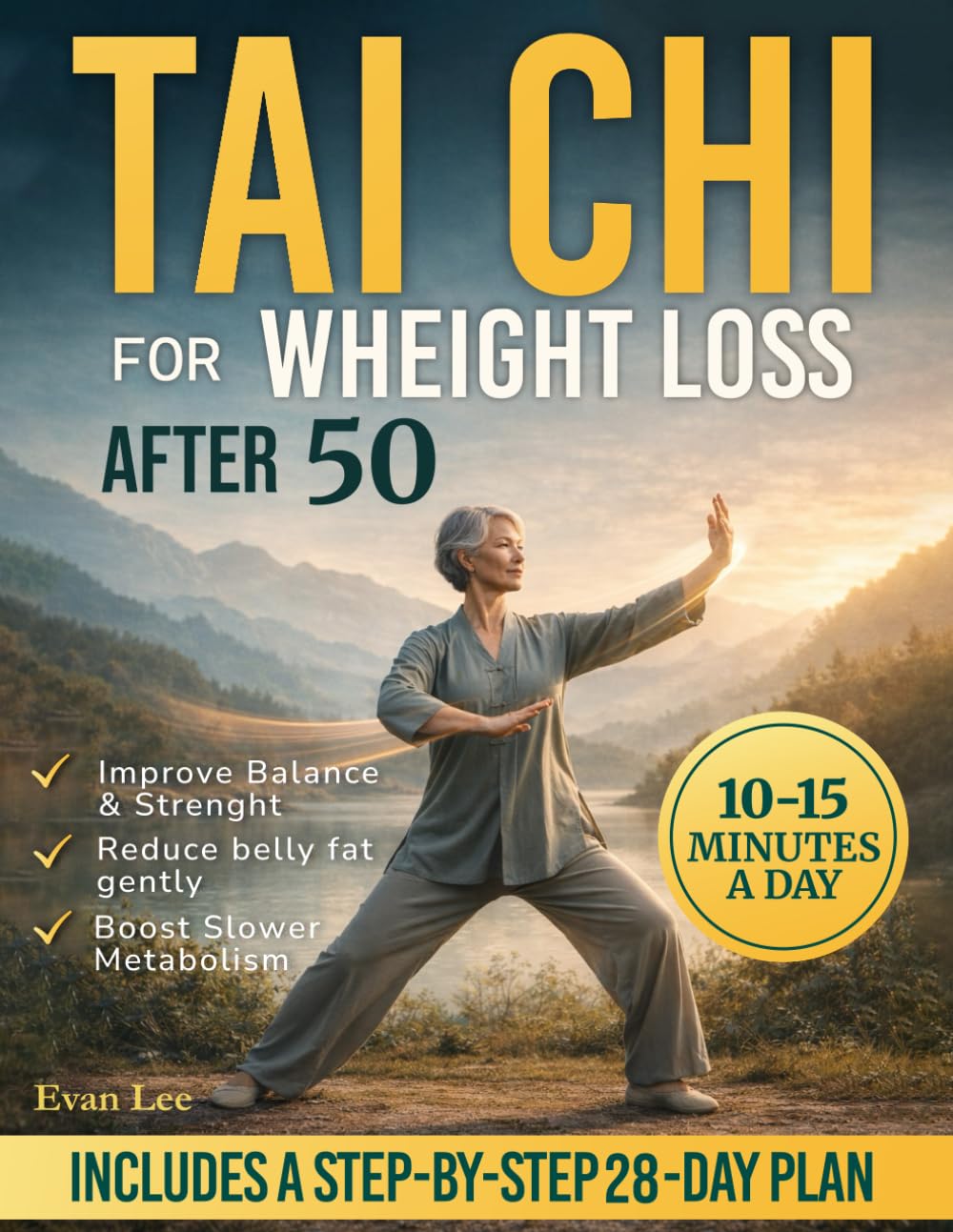 TAI CHI FOR WEIGHT LOSS AFTER 50: A Gentle 28-Day Program to Boost Metabolism, Burn Belly Fat, and Feel Energized