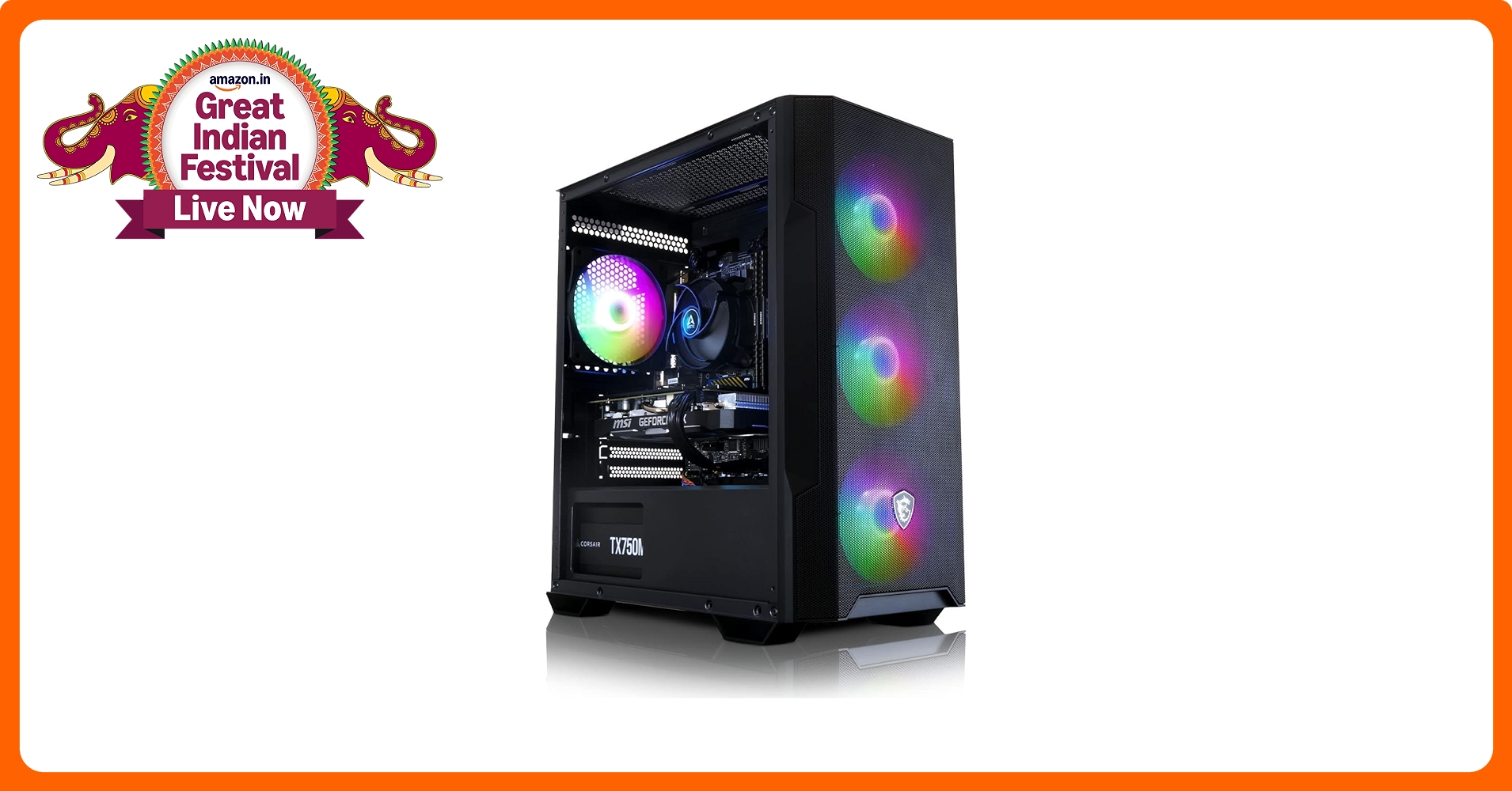 NO DOUBT Gaming PC Computer Intel Core i7 3770 (16 GB RAM/1
