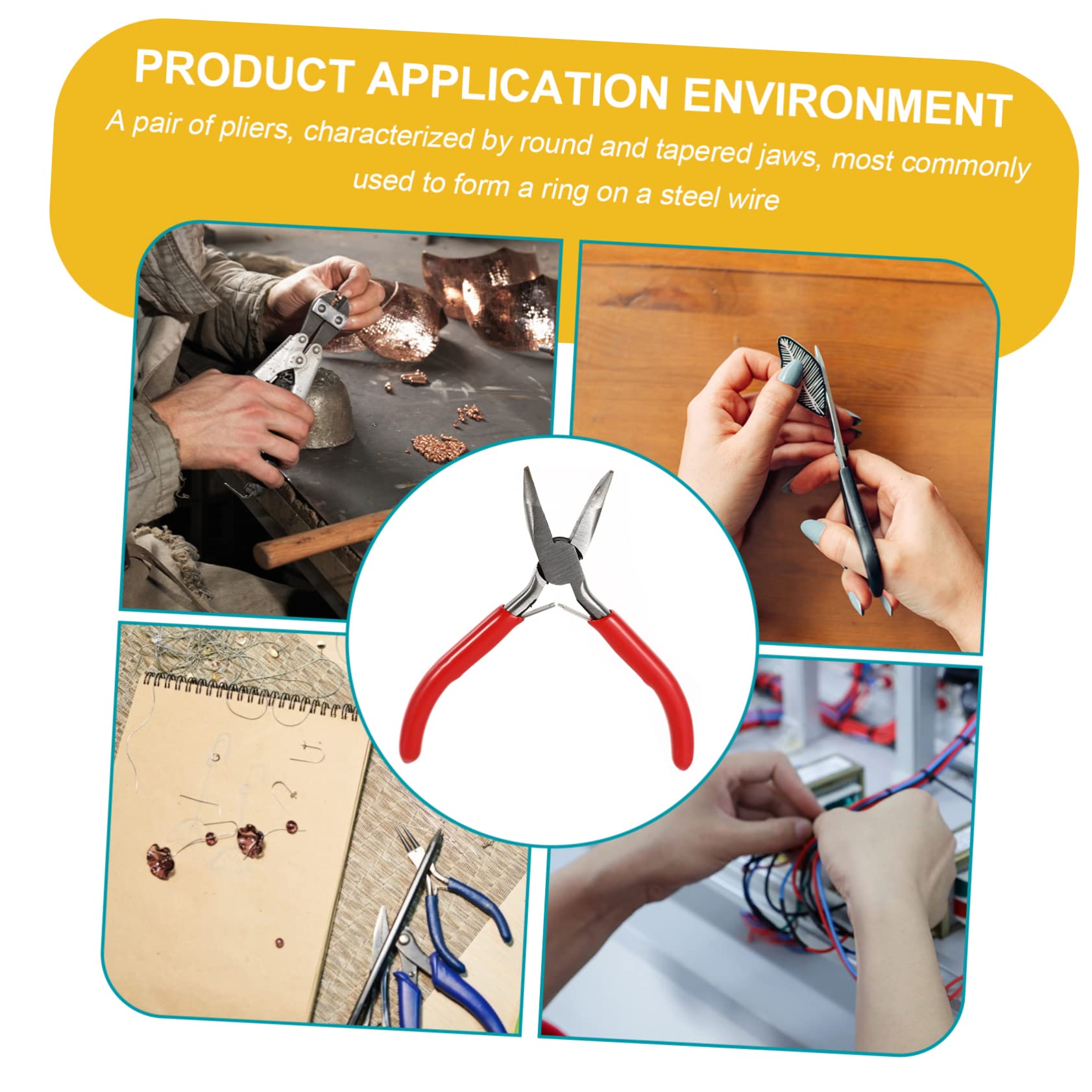 Operitacx 3pezzi Pinze Per Gioielli Punta Piegata Carbonio Strumenti Per Creazione Di Gioielli Design Ergonomico Con Impugnatura Antiscivolo Per Lavori Di Filo e Hobby Creativi