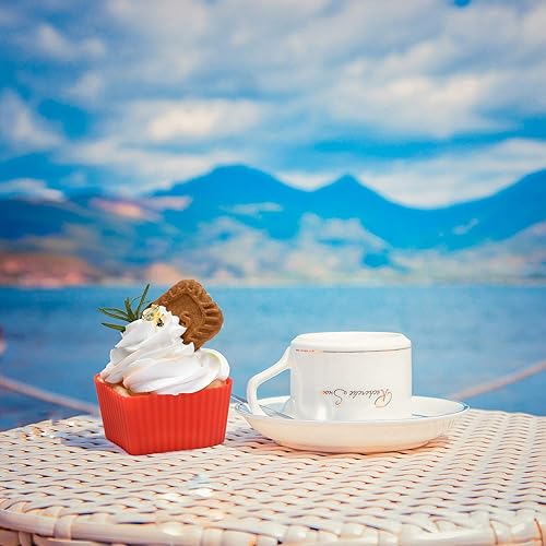 Miniatura 4 de Moldes de silicona para hornear cupcakes, moldes antiadherentes para muffins, molde de silicona para mini cupcakes de 2.75 pulgadas, contenedor de