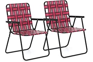 Lightweight and Compact Folding Lawn Chair Set for Outdoor Relaxation