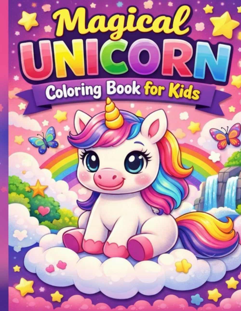 Magical Unicorn Coloring Book for Kids