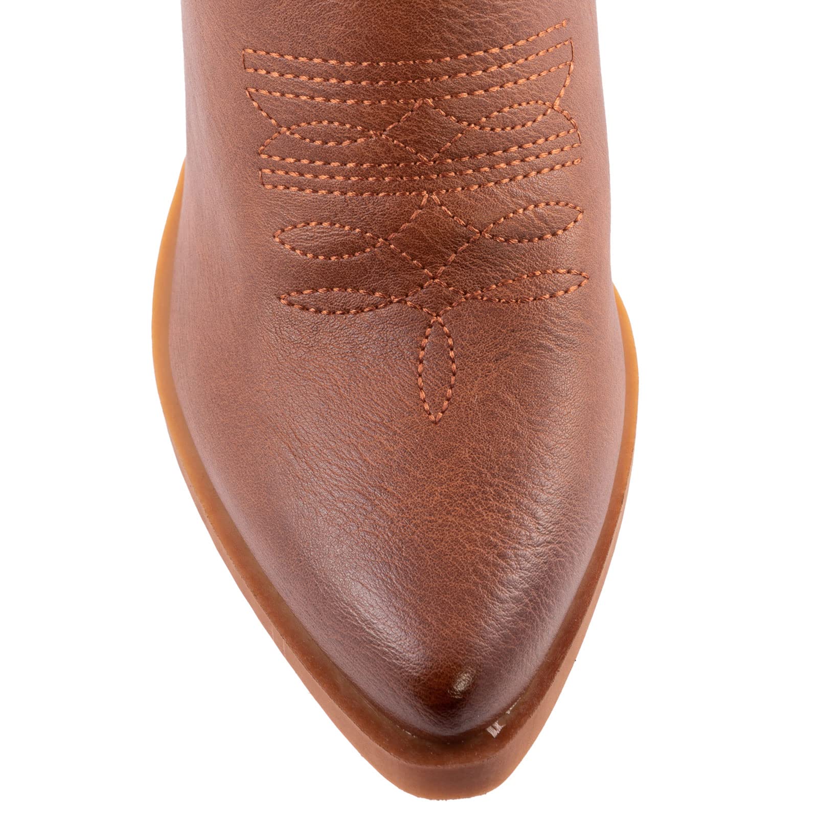 Toocool Botas Cowboy Mujer Estilo Western Camperas Piel Sintética Tacón 7cm Y02