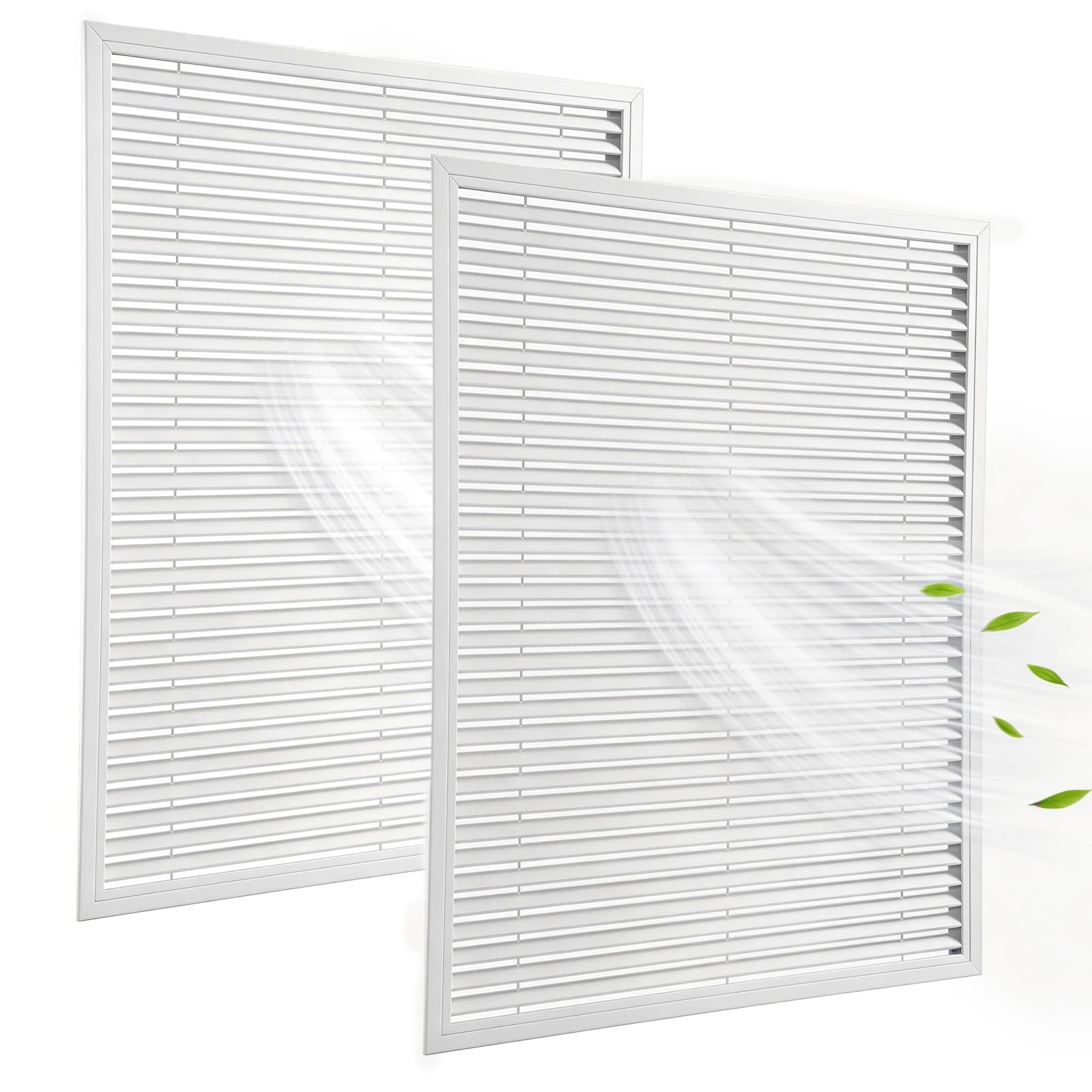 Grille d'aération murale 61 x 76,2 cm pour ventiler et assainir la maison et le grenier