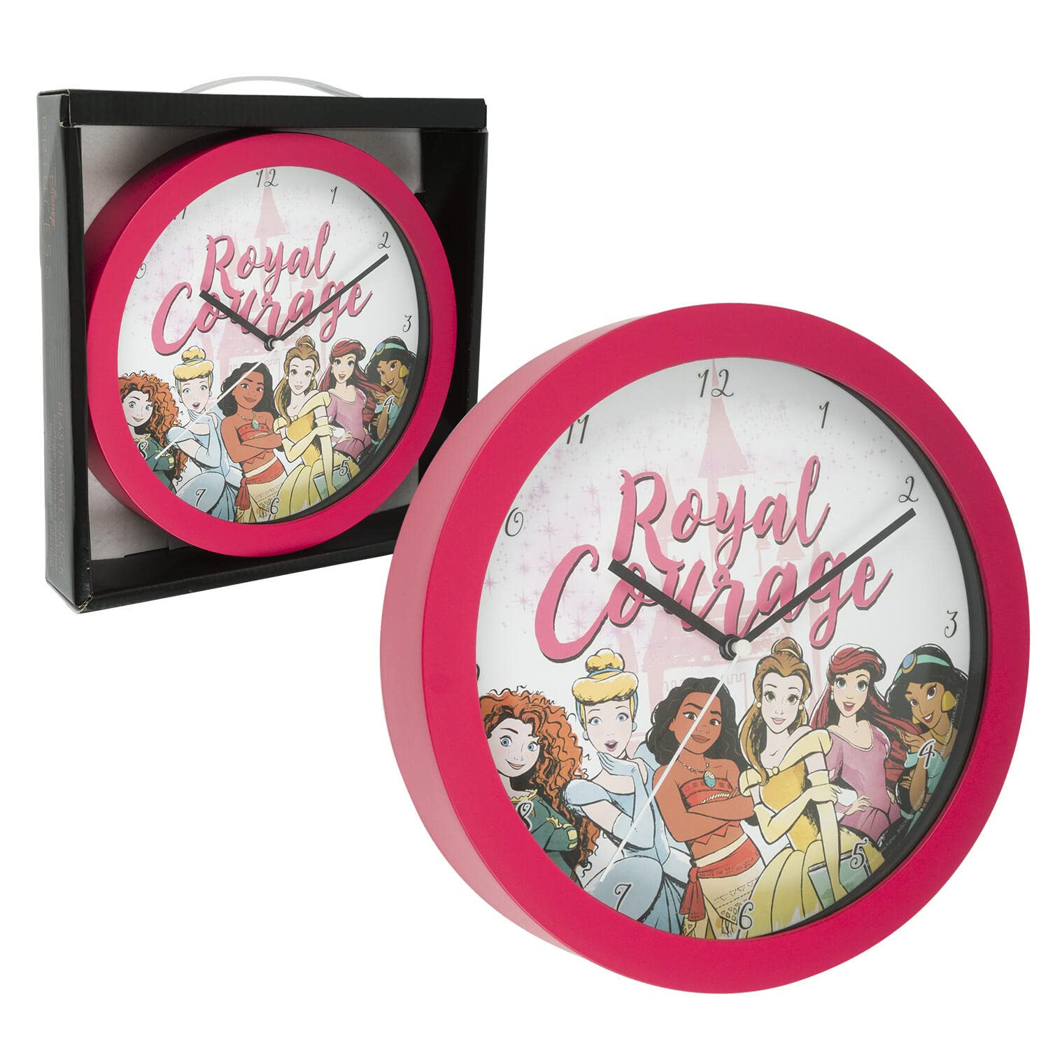 Disney Princess Wall Clock Office Home Wall Decor 9.5 Inches