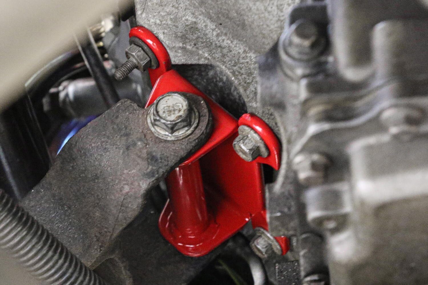 BMR Suspension MM341R Motor mount kit, engine side, solid, steel, LS only Red 1998-2002 4th Gen F-Body