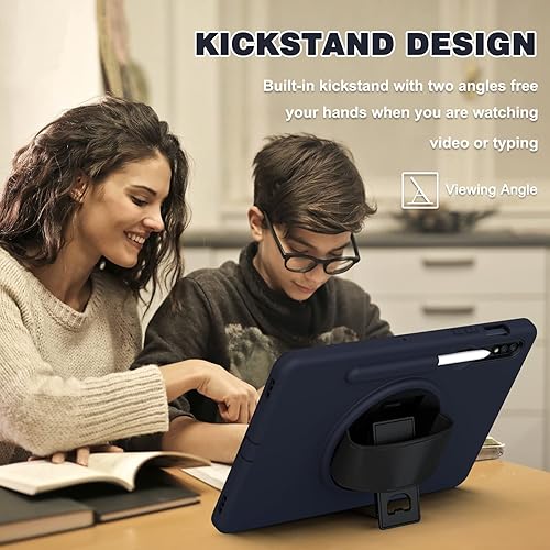 Vista 61 de ORIbox Defender - Funda para Samsung Galaxy Tab S8/Tab S7 de 11 pulgadas, protección contra caídas de cuerpo completo, parachoques 3 en 1 a prueba