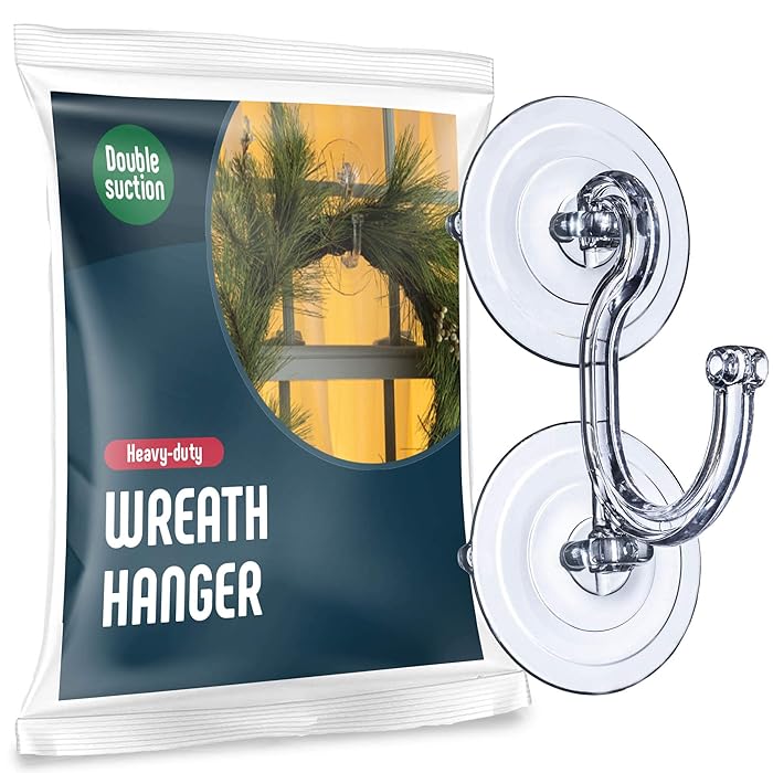 Buy SEWANTA Christmas Wreath Hanger for Glass Front Door Giant