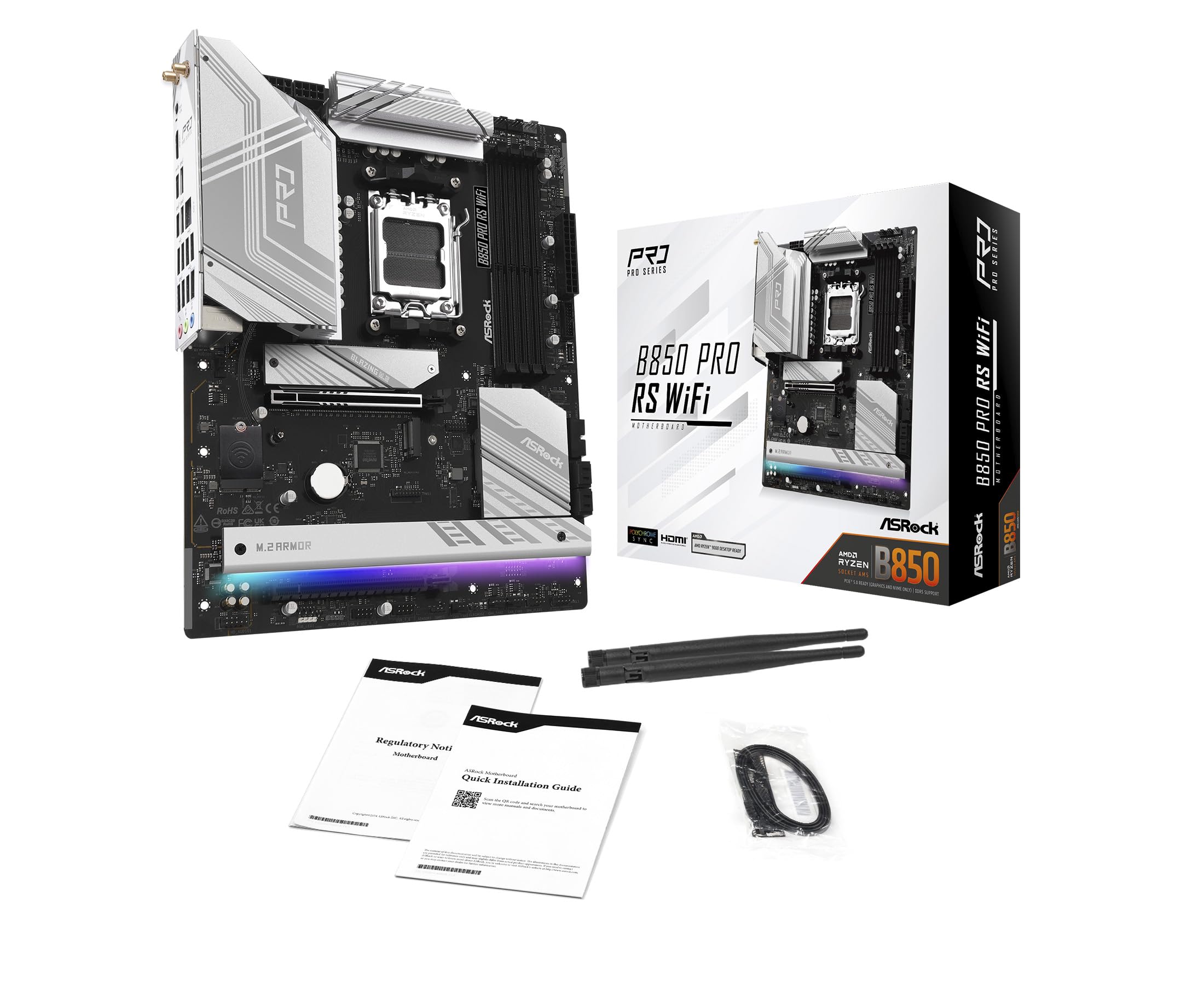 MB ASRock AMD AM5 B850 Pro RS WiFi